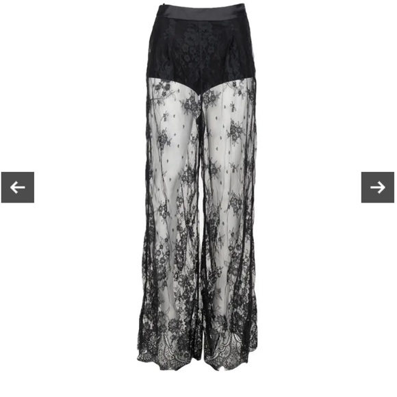 Unravel Project Wide Leg Lace Pants - Picture 1 of 5